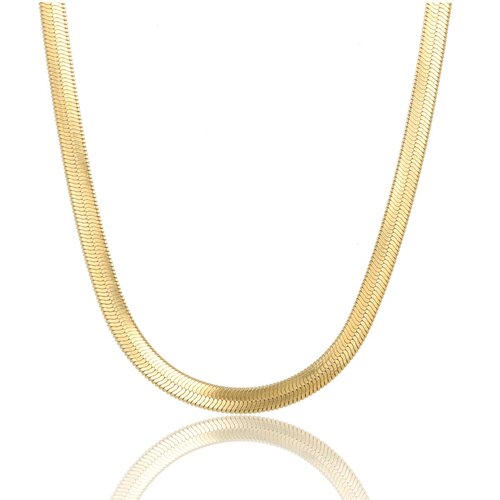My Bendel Gouden Snake Ketting - Trendy Dames Sieraad