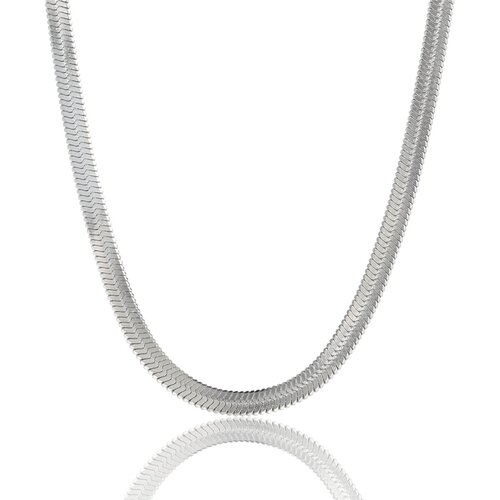 My Bendel Zilveren Snake Ketting - Elegant & Tijdloos Design