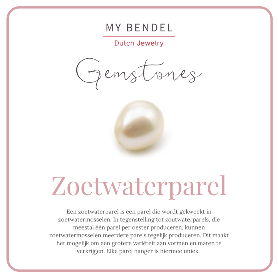 My Bendel Stijlvolle gouden ketting met witte zoetwaterparel, een tijdloos accessoire dat elke outfit verfijnt. Voeg elegantie toe met My Bendel.