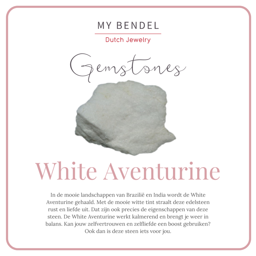 My Bendel Feine goldfarbene Gliederkette mit Sonnenanhänger und weißem Aventurin als Schmuckstein