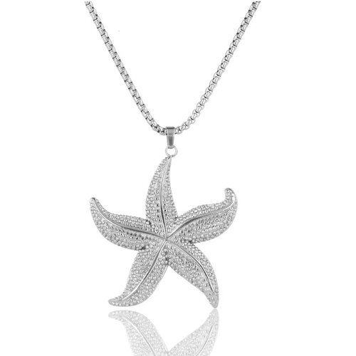 My Bendel Ketting zilver lang met zeester