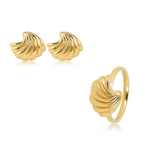 My Bendel Schelpenset goud