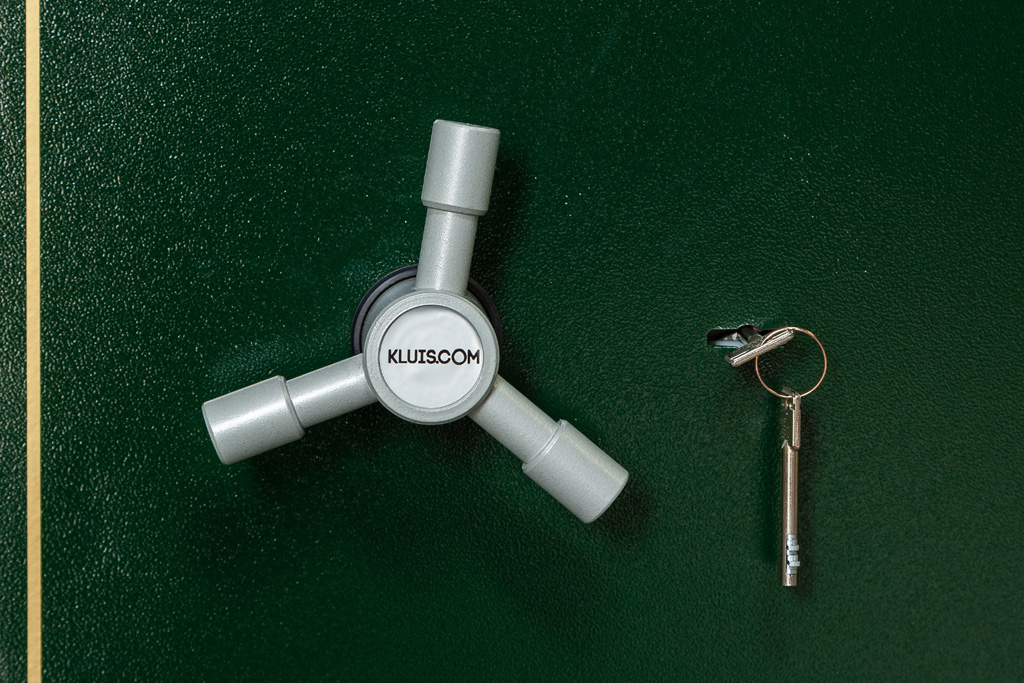 Wapenkluis in de kleur groen