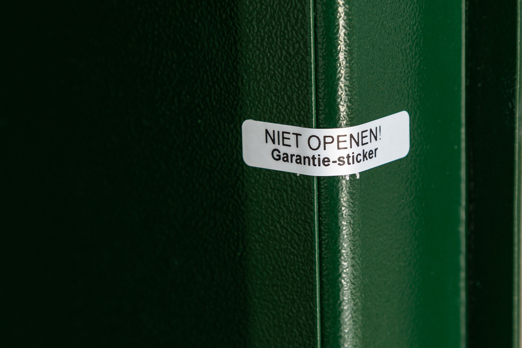 Wapenkluis in de kleur groen