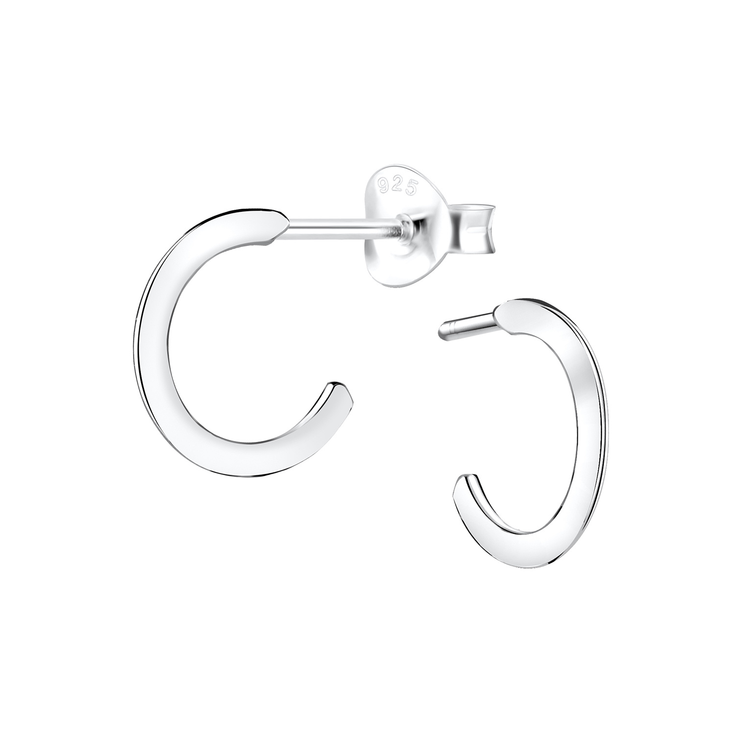 Monkimau Ohrring-Set Schmetterling Kinder Creolen 925 Silber, Hypoallergen