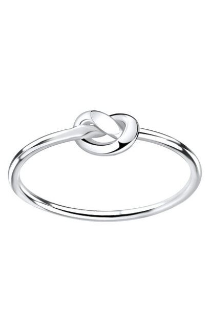 Feiner Ring mit Knoten aus 925er Sterling Silber