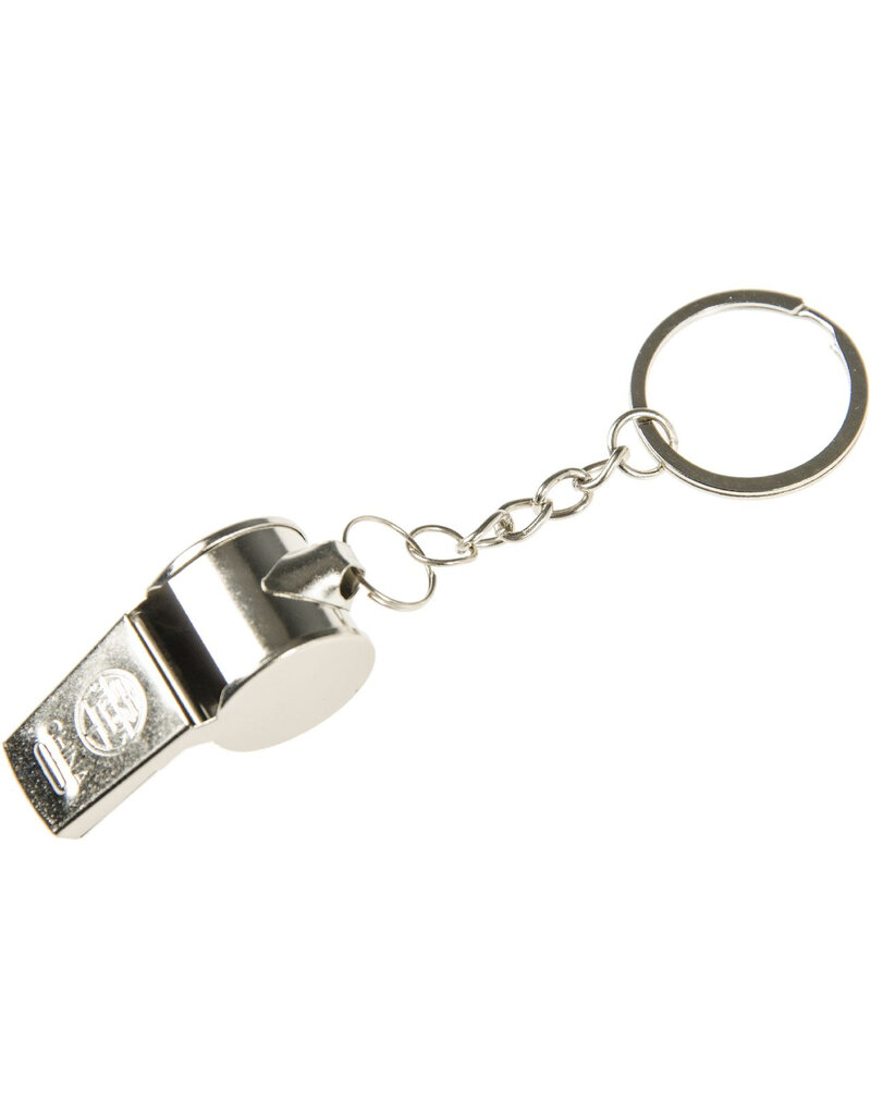 Voetbalfluitje sleutelhanger