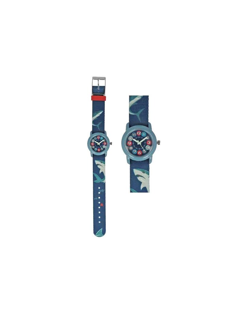 Kinderhorloge Haai Blauw