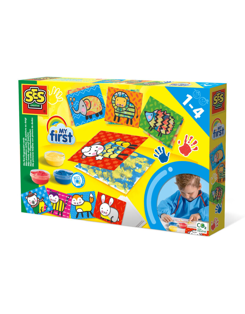 SES My first- vingerverf kaarten