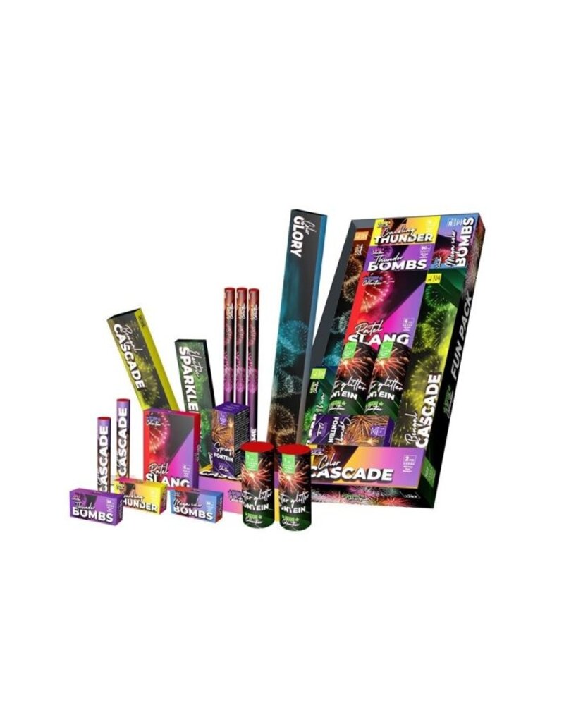 Neon Collection Fun pack vuurwerkpakket Categorie 1