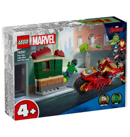 LEGO Iron Man met motor en de Hulk