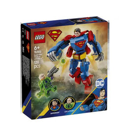 LEGO Superman mecha vs. Lex Luthor