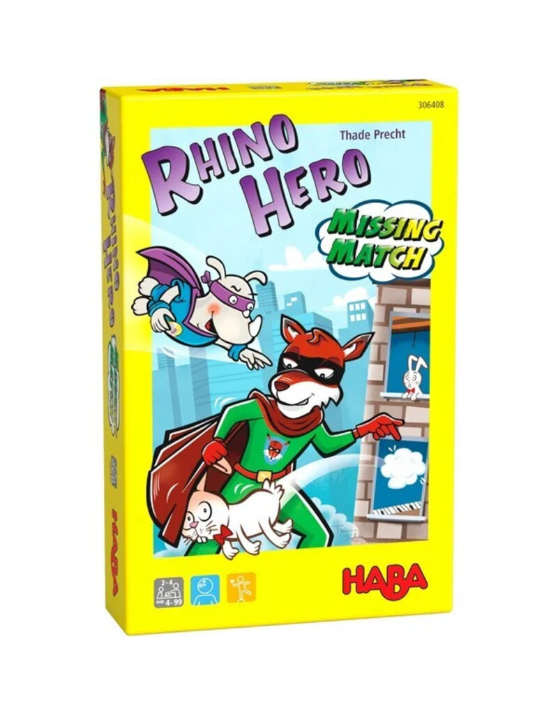 HABA- Rhino Hero: Missing Match