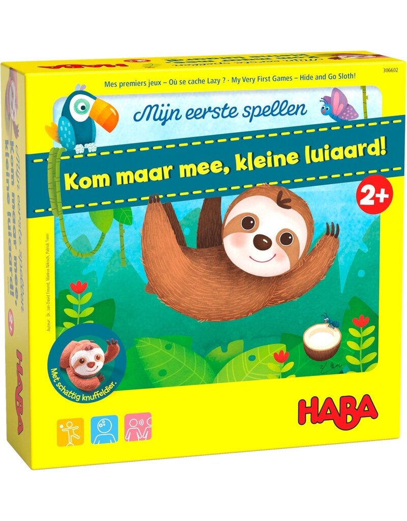 HABA- Kom maar mee kleine luiaard