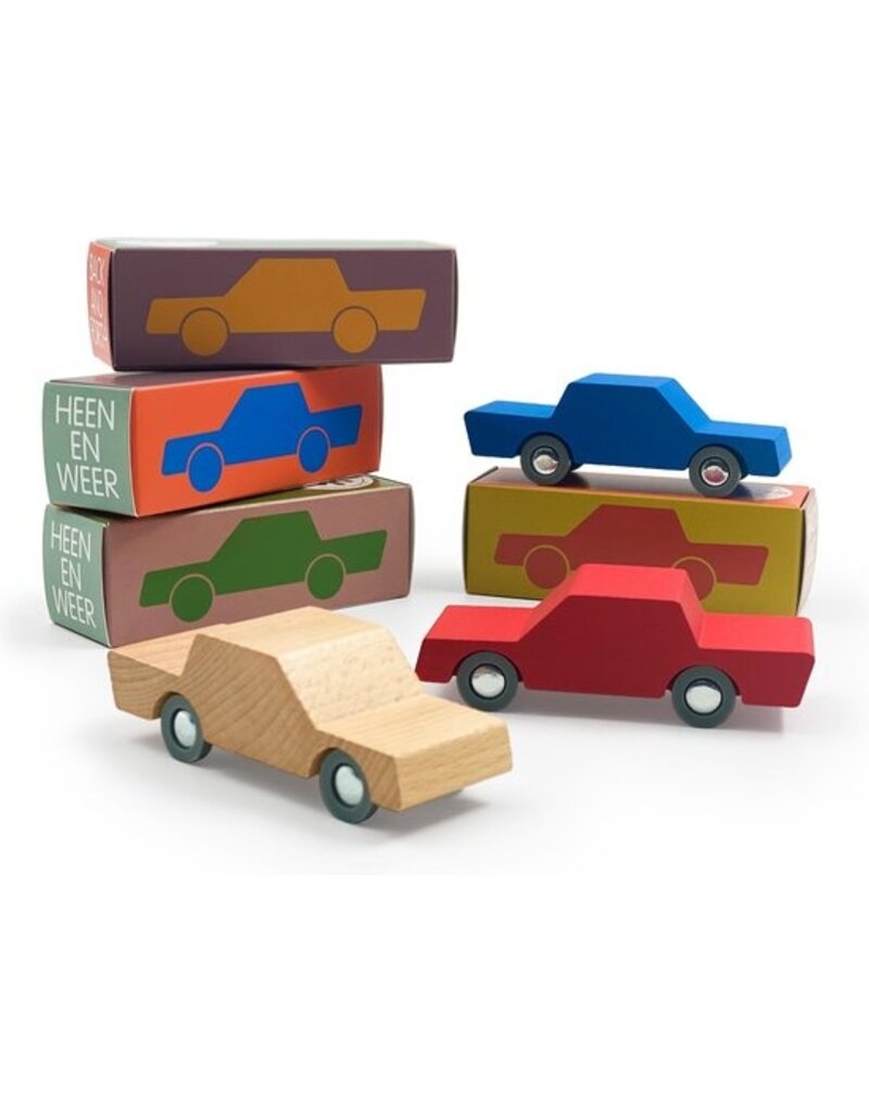 Way To Play Way To Play Houten Auto - Gekleurd Hout