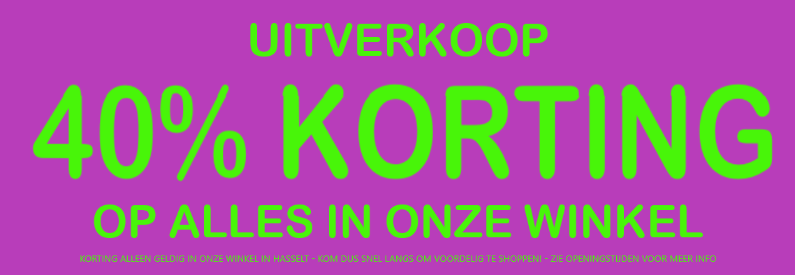 Uitverkoop bijMarko