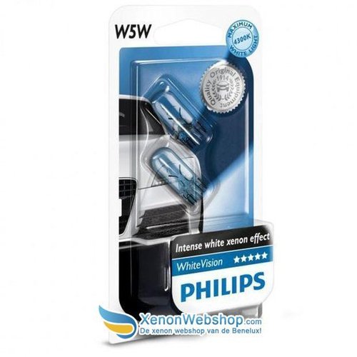  Philips 12961BVB2 W5W Blue Vision 