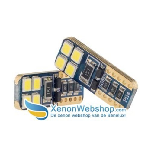  T10 8 SMD Canbus led Gold 