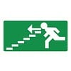 Pikt-o-Norm Pictogram nooduitgang links trappen