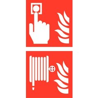 Pikt-o-Norm Pictogram combi brandmelder brandhaspel