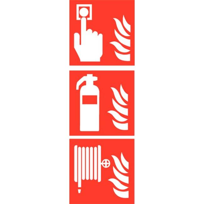 Pikt-o-Norm Pictogram combi brandmelder blusser haspel