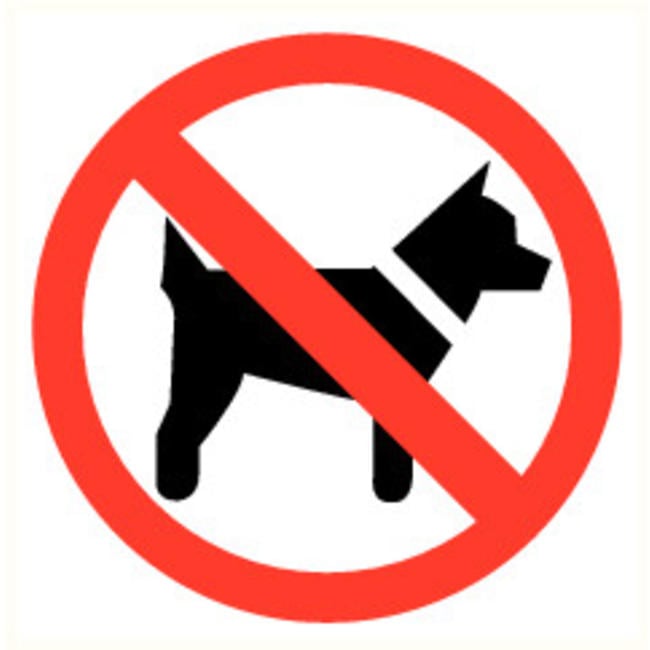 Pikt-o-Norm Pictogram verboden voor dieren