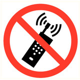 Veiligheidspictogram verboden GSM