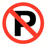 Pictogram verboden te parkeren