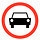 Pikt-o-Norm Pictogram verboden auto