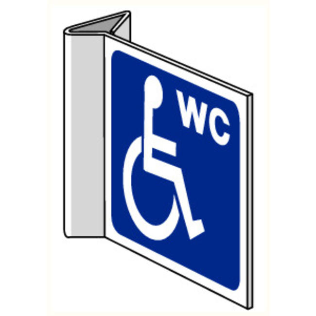 Pikt-o-Norm Pictogram aanwijzing WC personen met beperking