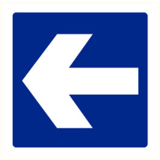 Pikt-o-Norm Pictogram pijl blauw