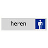 Pikt-o-Norm Pictogram tekst toilet heren