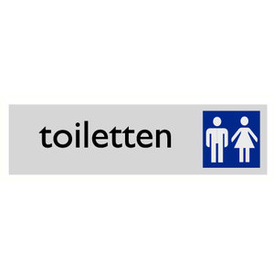 Pikt-o-Norm Pictogram tekst toilet heren en dames