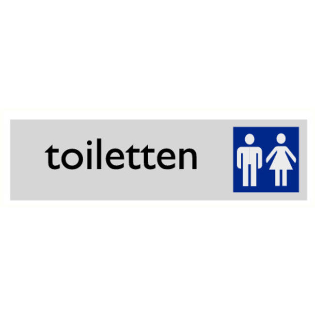 Pikt-o-Norm Pictogram tekst toilet heren en dames