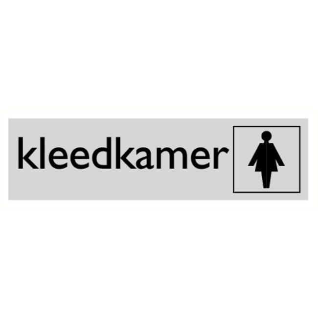 Pikt-o-Norm Pictogram tekst kleedkamer dames