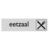 Pictogram tekst eetzaal