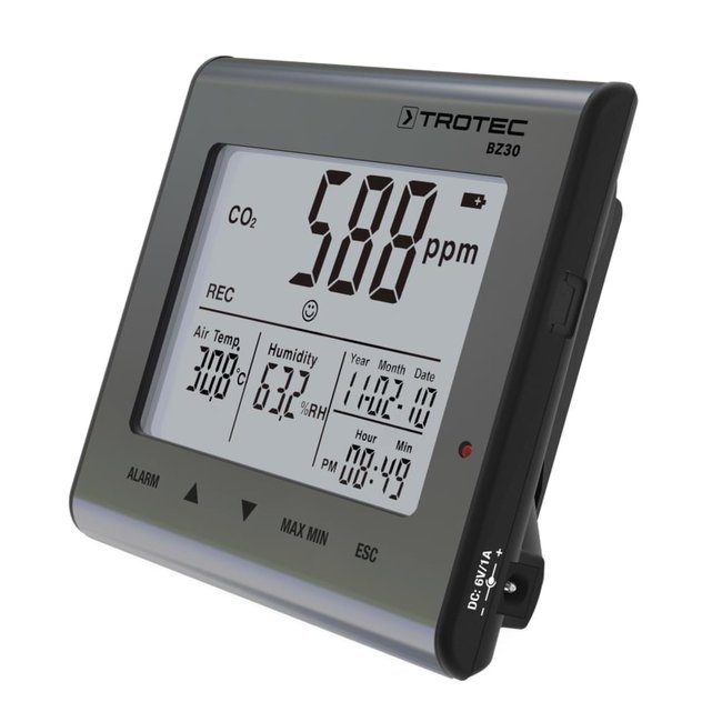 Trotec Trotec CO2-meter met backup batterij