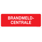 Pictogram tekst brandmeldcentrale