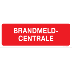 Pikt-o-Norm Pictogram tekst brandmeldcentrale