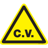 Pictogram waarschuwing C.V.