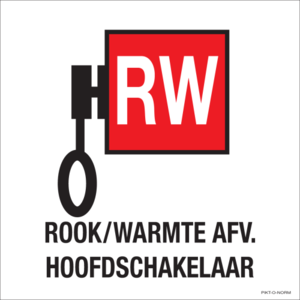 Pictogram Hoofdschakelaar Rook/Warmte Afvoer
