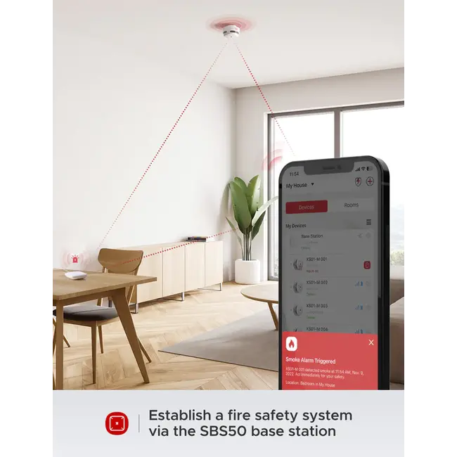 X-Sense X-Sense XS01-M draadloos koppelbare rookmelder - Link+ Pro