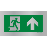 Pictogram nooduitgang rechtdoor