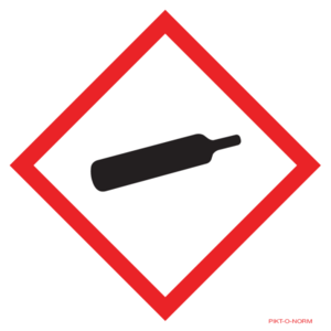Pikt-o-Norm Pictogram Gashouder onder druk (GHS04)