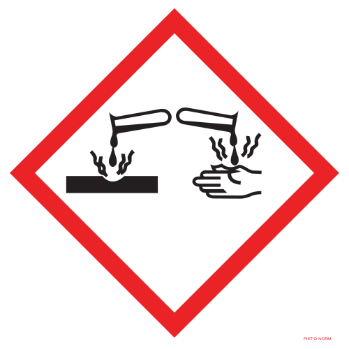 Pictogram Bijtende stoffen (GHS05) kopen? Bestel nu online!