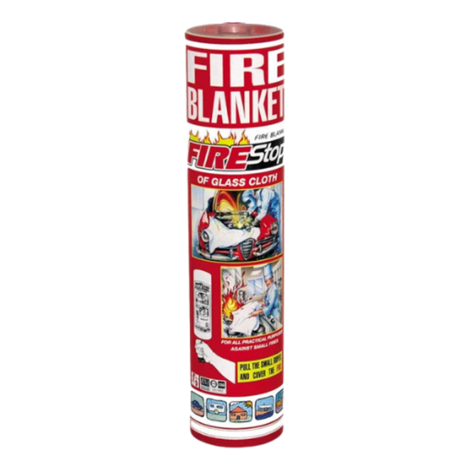 Brandbeveiligingshop Branddeken 1,8m x 1,8m in tube EN1869 en Marine gekeurd