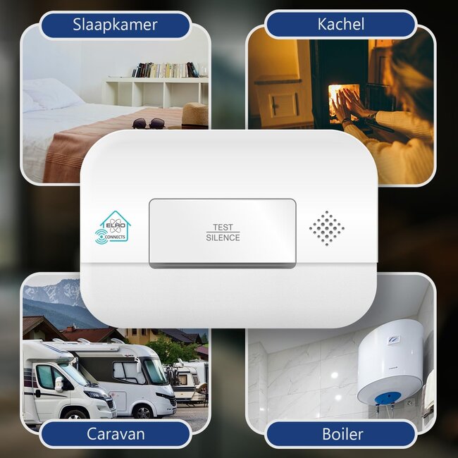 Elro Elro FC4902R Connects draadloos koppelbare CO-melder