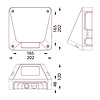 Linergy Linergy  Storm Outdoor downlight 1500 lumen