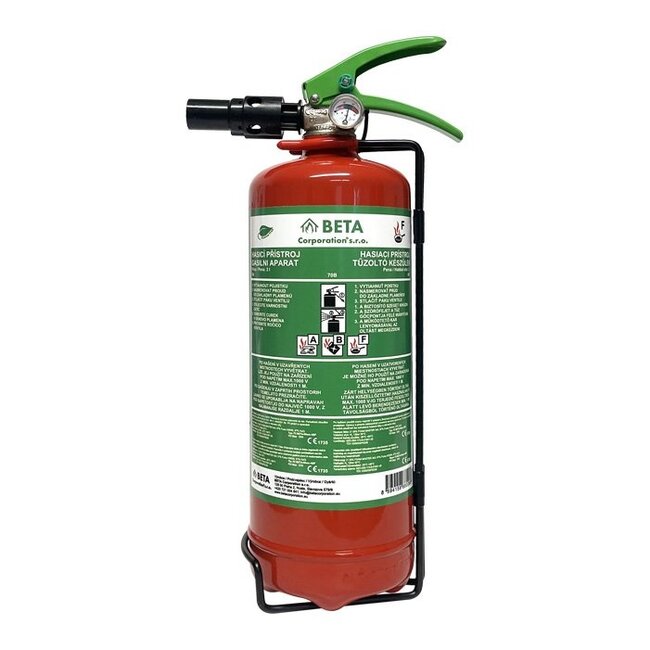 Schuim-vetbrandblusser fluorvrij 2l vorstvrij