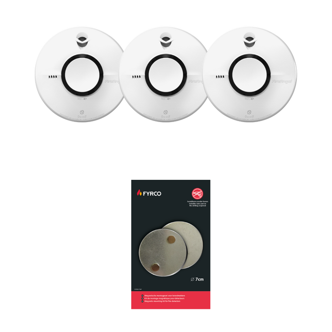 Fire Angel Fire Angel rookmelder voordeelpakket small - 3 stuks